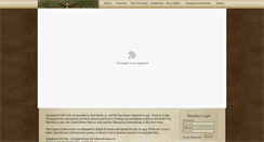 Desktop Screenshot of championsgolfclub.com
